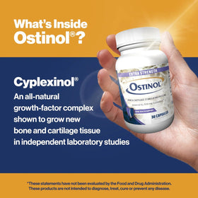 ZYCAL Ostinol 350mg boîte avec capsules sur un fond blanc