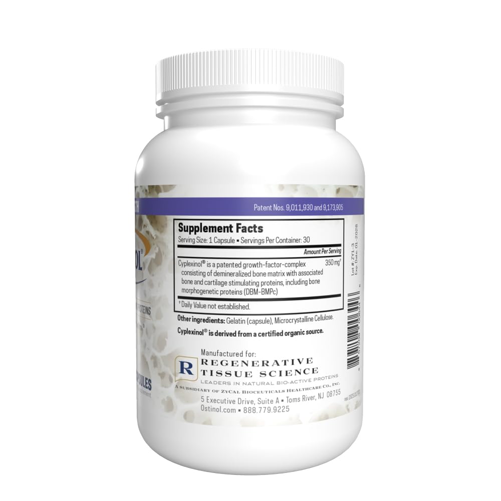 ZYCAL Ostinol 350mg étiquette avec ingrédients