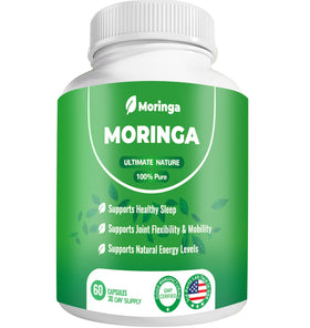 ZyliaVitaX Capsules de Moringa 800mg vue avant avec étiquette