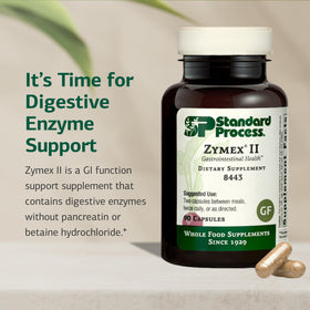 Zymex II Standard Process capsules sur une surface blanche