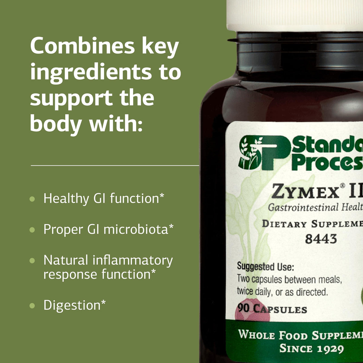 Zymex II Standard Process étiquette et informations nutritionnelles