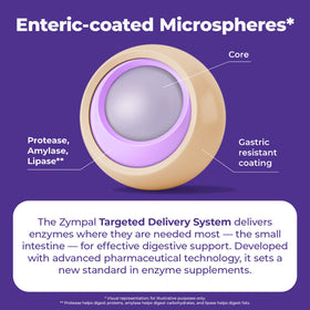 ZYMPAL Complément Alimentaire Multi-Enzymes avec verre d'eau