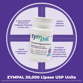 ZYMPAL Complément Alimentaire Multi-Enzymes capsules
