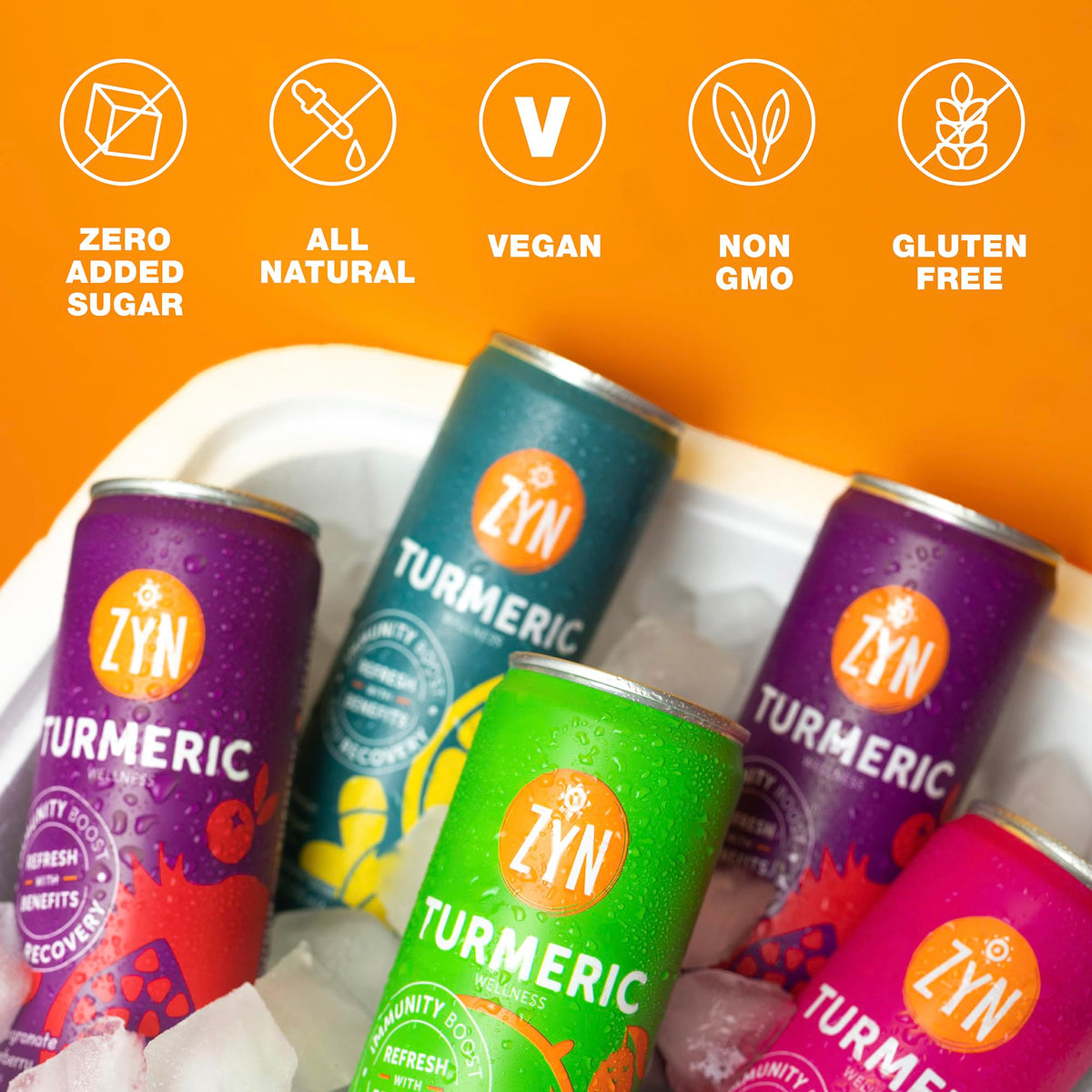 ZYN Boisson au Curcuma Mélange Baies en verre