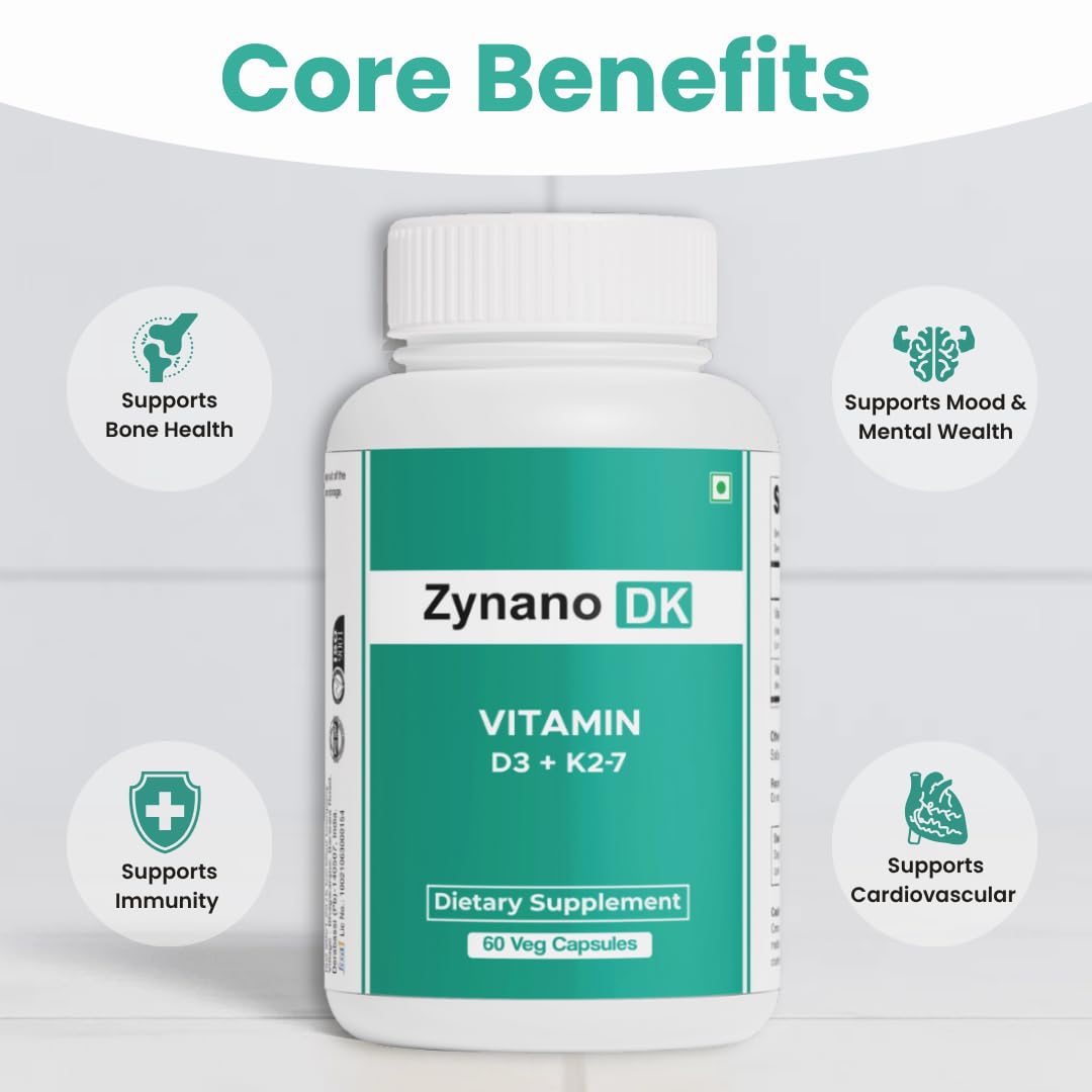 Zynano D3 K2 capsule sur un fond vert