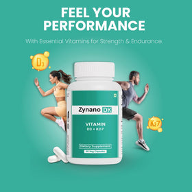Zynano D3 K2 capsules avec des ingrédients naturels