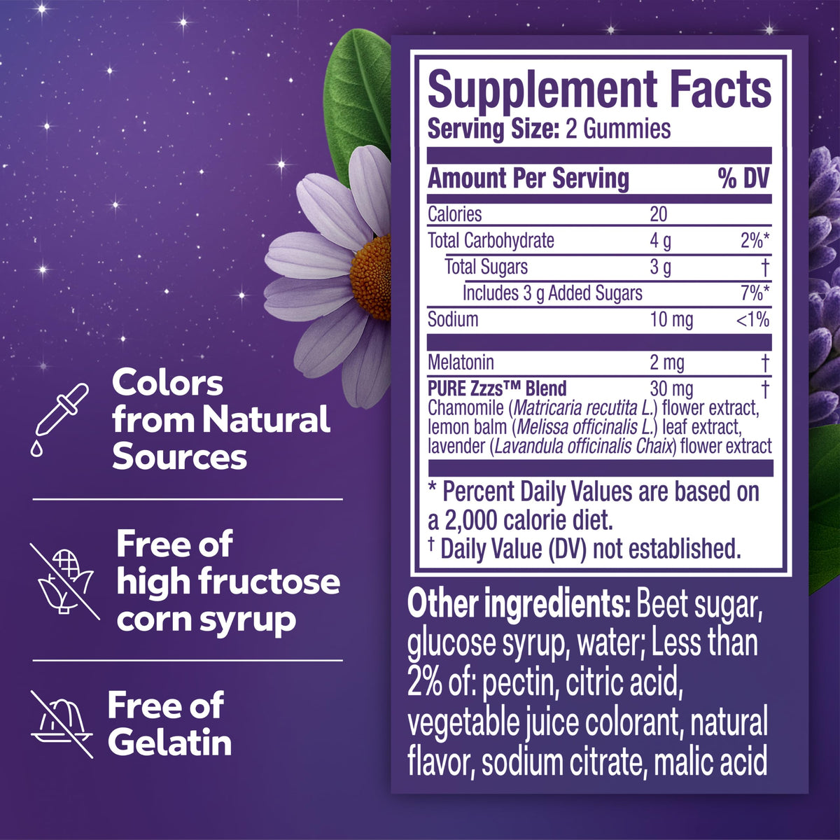 ZzzQuil Gélules de Mélatonine 2mg et une tasse de tisane