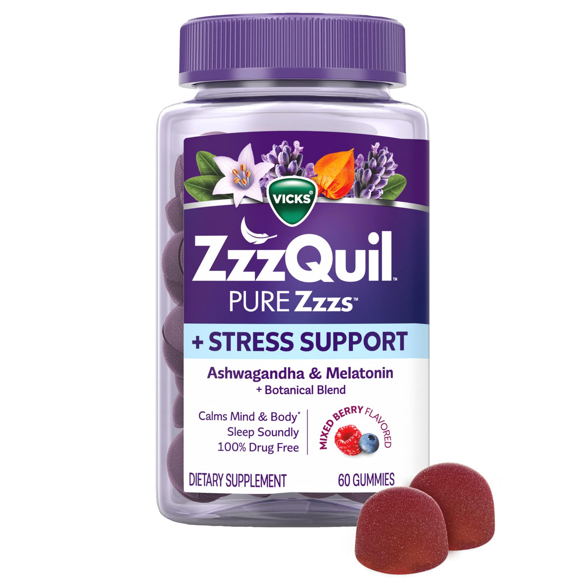 ZzzQuil Gummy Melatonin 2mg packaging front view